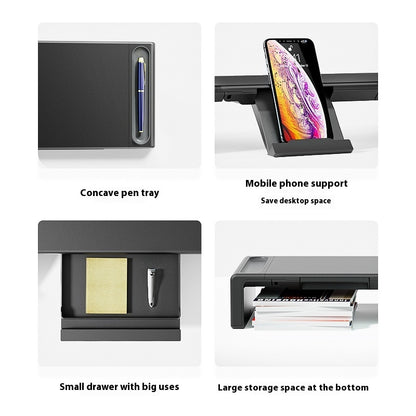 Monitor Elevated Rack USB Extended Folding Computer Desktop Storage Desktop Riser Base Bracket Heightened