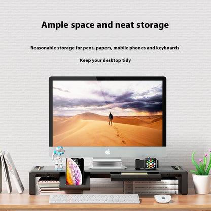 Monitor Elevated Rack USB Extended Folding Computer Desktop Storage Desktop Riser Base Bracket Heightened